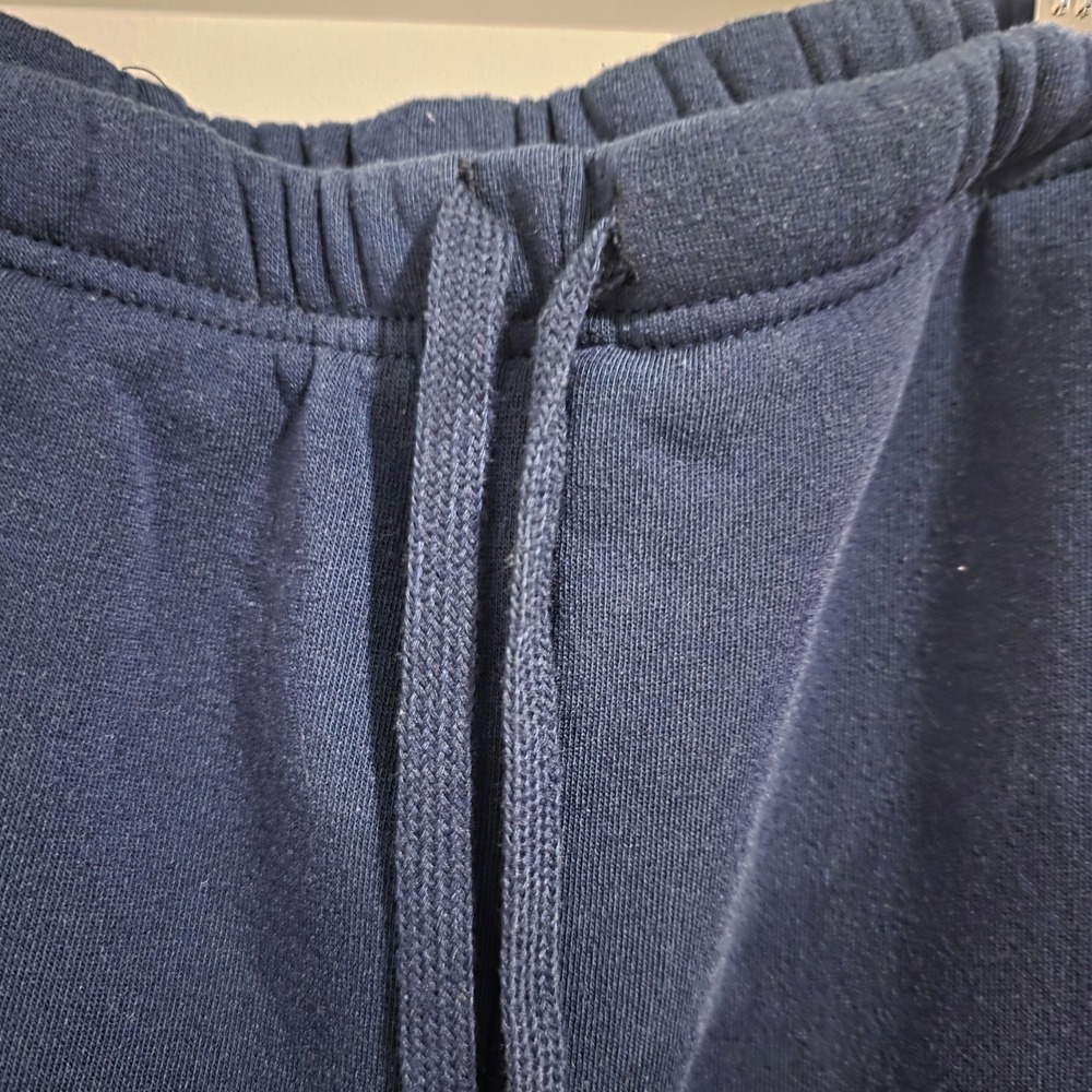 Disney Stitch Sweatpants Navy Blue L/G Character Graphic Drawstring Pockets - Picture 3 of 9